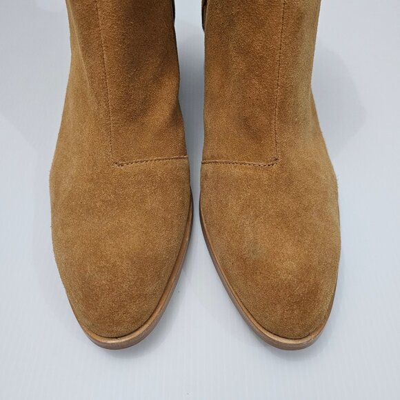NEW Rag & Bone Walker Ankle Bootie Womens EU 41 Chesnut Tan Suede Chelsea Heel - Picture 5 of 13